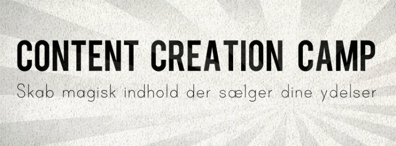 Content Creation Camp med Rikke Moos